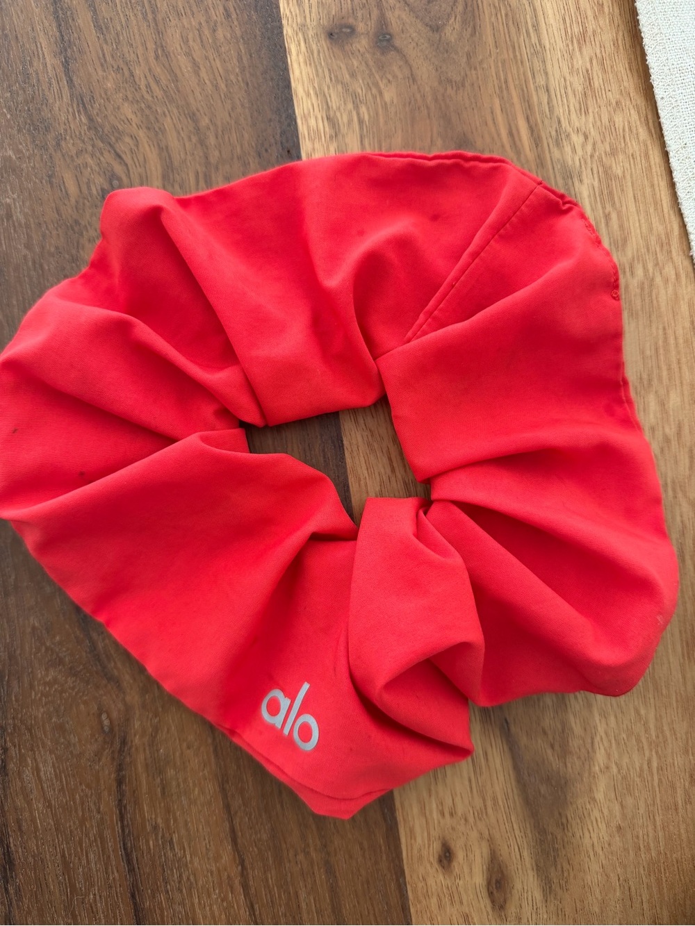 ALO Yoga Bright Red Oversized Scrunchie